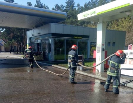 У Кропивницькому на заправці ліквідували витік газу. ФОТО