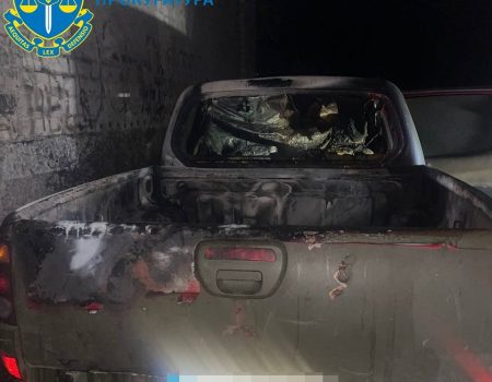 На Кіровоградщині правоохоронці викрили жінку, яка за гроші підпалила автівку бійця Нацгвардії. ФОТО