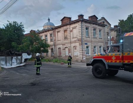 Наслідки двох ДТП уночі ліквідували рятувальники на Кіровоградщині, в одній – постраждав чоловік. ФОТО