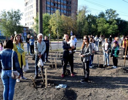 У Кропивницькому рідні загиблих військових годину чекали на посадовців, щоб разом посадити дерева